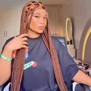 A12 neatly braided wig