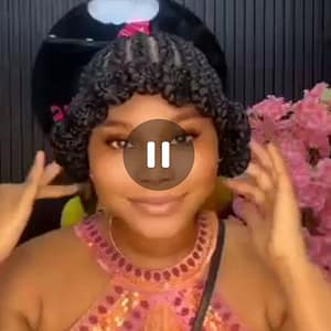 B27, KOROBO BRAIDED WIG. THE EASIEST BRAIDED WIG TO WEAR.
