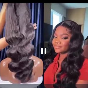 B26: DD BODY 22" 💯 HUMAN HAIR.