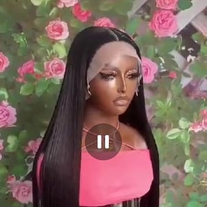 C24, T FRONTAL STRAIGHT BLEND WIG.