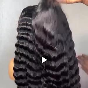 C26, DD DEEP WAVE FULL FRONTAL 24"
💯 HUMAN HAIR.