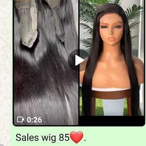 C28
💯 human hair factory made full closure wig. 24"