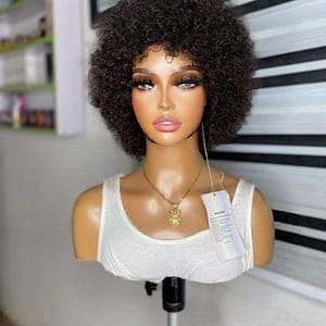 53♥️. 100% human hair AFRO WIG