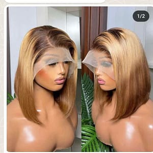 A34 *💯 human hair Bob 13*4 T4/27/4*