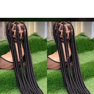 C29❤️. beaded braided wig